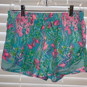 Lilly Pulitzer exercise shorts